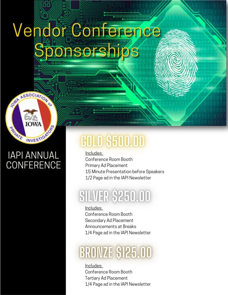 Conference Sponsorship Details